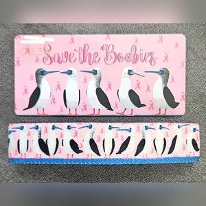 ZOX "SAVE THE BOOBIES" #638 OOS Breast Cancer Awareness Collectible Wristband